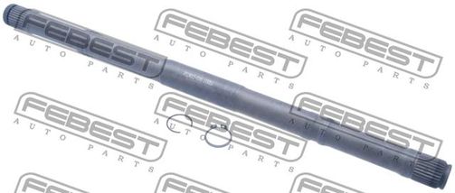 0412-CY2MTLH LEFT SHAFT 30X453X30 OEM to compare: #3815A169Model: MITSUBISHI LANCER CY 2007- 